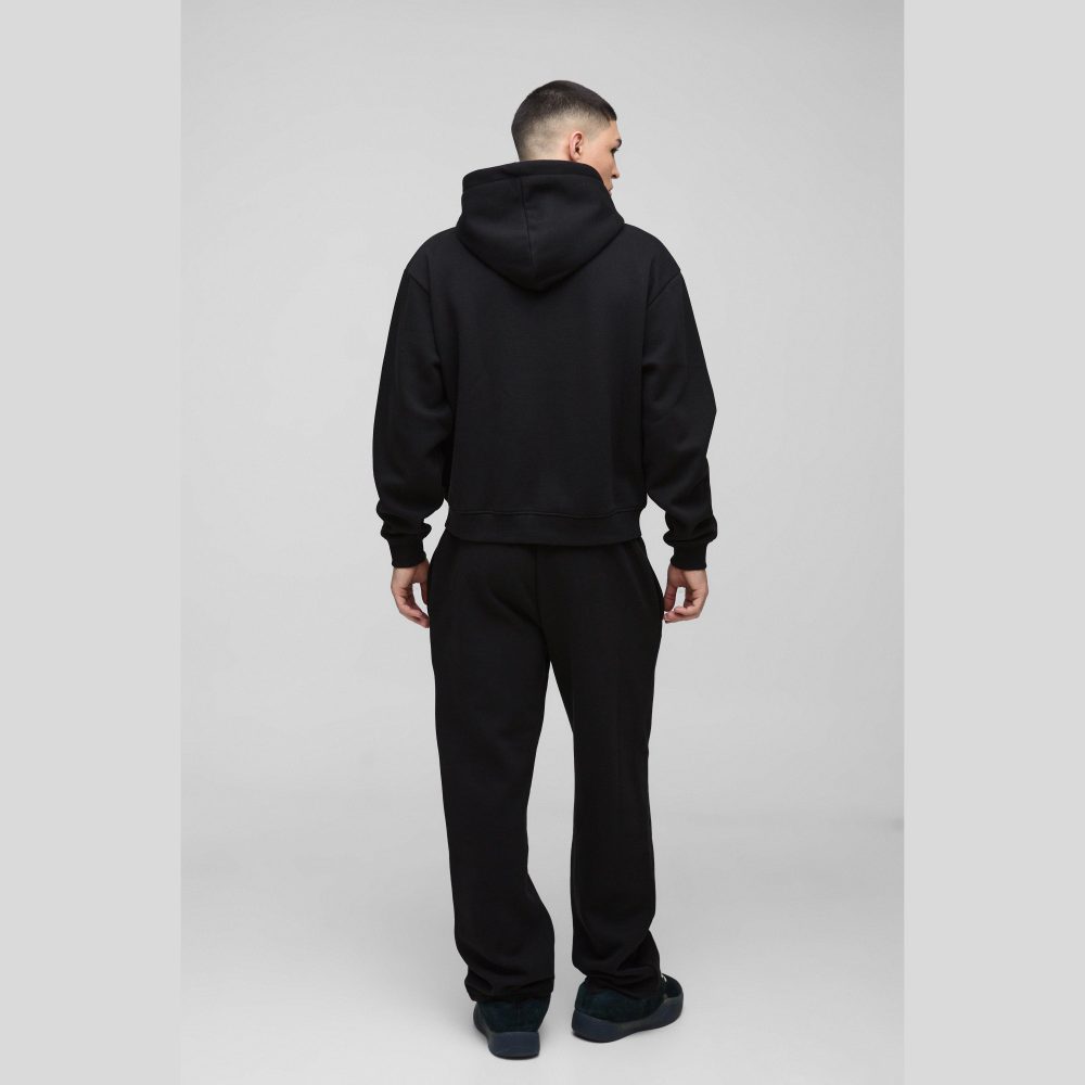 Oversized Man Washed T-Shirt & Jogger Long Set - Image 2