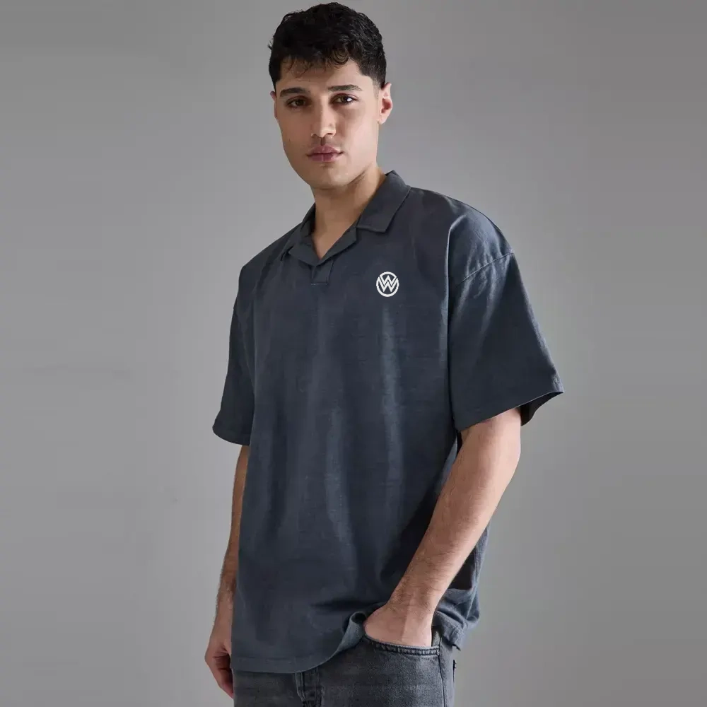 Slim Fit Heart Short Sleeve Pique Polo