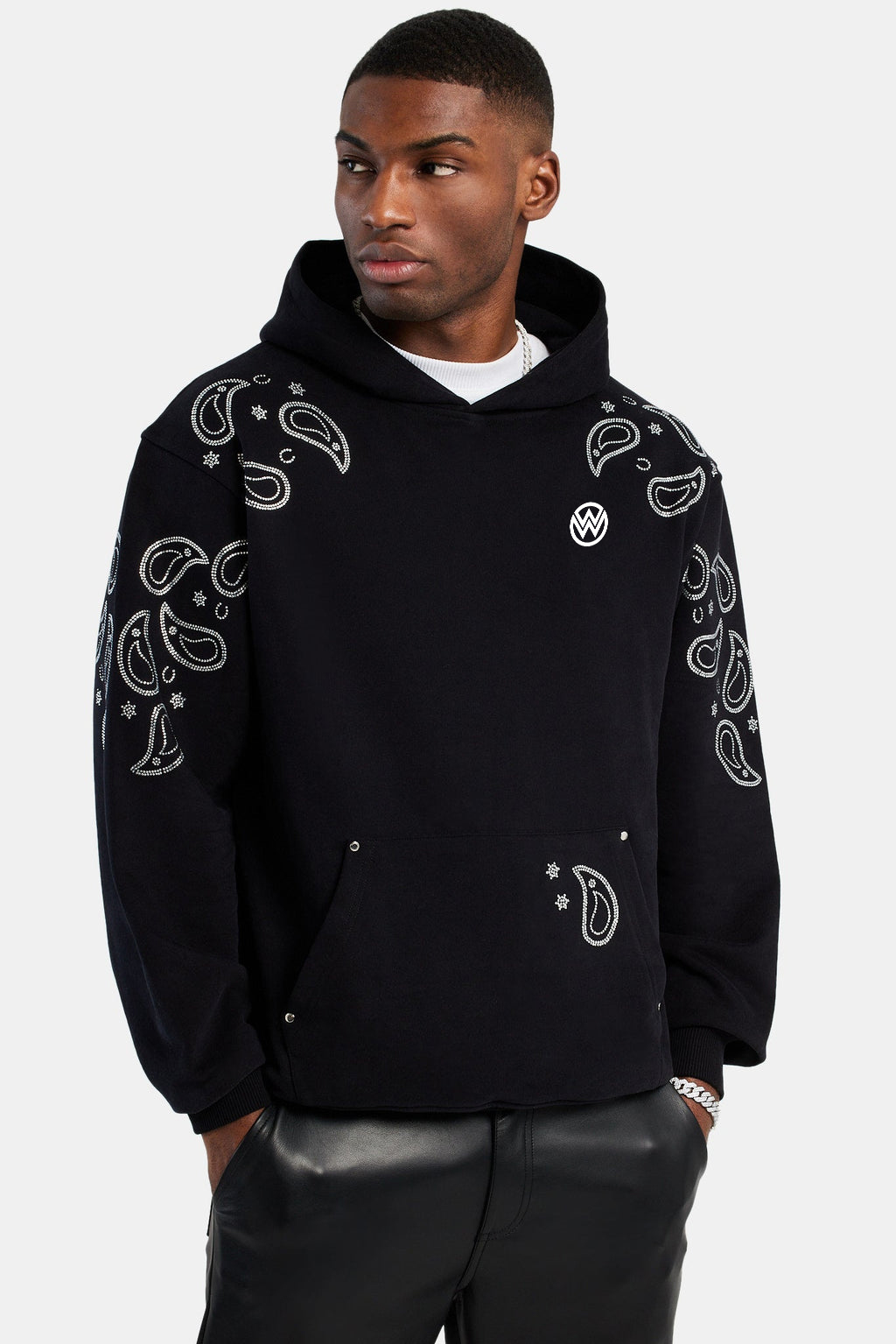 Men's Rhinestone Hoodies