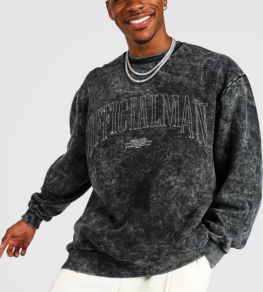 Men’s Rhinestone Sweatshirts
